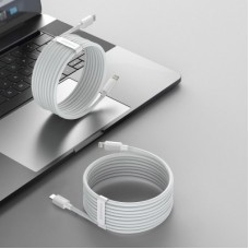 Дата кабель USB 2.0 AM to Lightning 1.5m 20 W Simple WisdomKit (2PCS) white Baseus (TZCATLZJ-02) - Фото