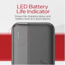 Батарея універсальна Energizer 10000 mAh 15 W, USB-А, 2*USB-C, Black (UE10050CC) - Фото