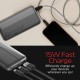 Батарея універсальна Energizer 10000 mAh 15 W, USB-А, 2*USB-C, Black (UE10050CC)