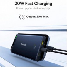 Батарея універсальна Baseus 10000 mAh PicoGo 20W PD, QC, USB-A, 2*USB-C, Black (P10076801123-00) Батарея універсальна Baseus 10000 mAh PicoGo 20W PD, QC, USB-A, 2*USB-C, Black (P10076801123-00) - Фото