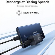 Батарея універсальна Baseus 10000 mAh PicoGo 20W PD, QC, USB-A, 2*USB-C, Black (P10076801123-00) Батарея універсальна Baseus 10000 mAh PicoGo 20W PD, QC, USB-A, 2*USB-C, Black (P10076801123-00) - Фото