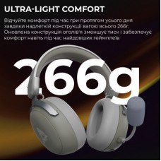 Наушники Ajazz AHM08 MAX 3-Mode Grey (AHM08-MAX-GW) Наушники Ajazz AHM08 MAX 3-Mode Grey (AHM08-MAX-GW) - Фото