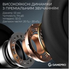 Навушники GamePro Asgard Skald Origin Black (HS850B) - Фото