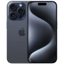 Мобильный телефон Apple iPhone 15 Pro 128Gb Blue Titanium eSim (REF A) BREEZY (2AMTQQ3) - Фото