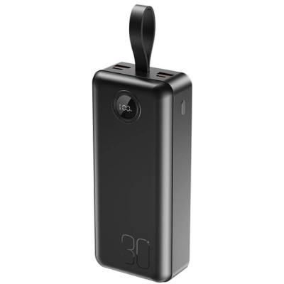 Батарея універсальна BOROFONE 30000mAh BJ11 Rider Black (6941991116445)