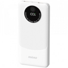 Батарея універсальна Dudao 10000 mAh K12 22.5W, PD, QC, 2*USB-A, USB-C (In/Out), White (6976625333875)