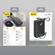 Батарея универсальная Dudao 20000mAh K14+ 22.5W, PD, QC, USB-A, USB-C(In/Out), with built-in USB-C/Lightning cables, Black