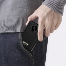 Батарея универсальная Dudao 20000mAh K14+ 22.5W, PD, QC, USB-A, USB-C(In/Out), with built-in USB-C/Lightning cables, Black - Фото