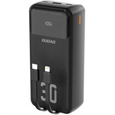 Батарея универсальная Dudao 30000mAh K15 MAX 22.5W, PD, QC, USB-A, Lightning, USB-C(In/Out), with USB-C/Lightning cables