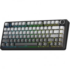 Клавиатура Aula F75 Gasket Reaper Switch Hot-Swap RGB Bluetooth/Wireless/USB UA Black/Grey (6948391209913) - Фото