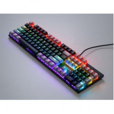 Клавиатура Vinga KBGM-090 LED Blue Switch USB Grey/Black (KBGM-090BL Grey/Black) - Фото
