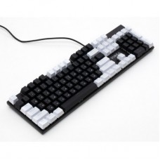Клавіатура Vinga KBGM-095 LED Orange Switch USB White/Black (KBGM-095Y White/Black) - Фото
