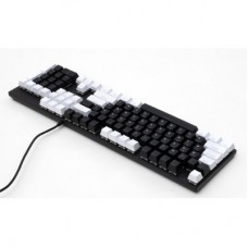 Клавіатура Vinga KBGM-095 LED Orange Switch USB White/Black (KBGM-095Y White/Black) - Фото