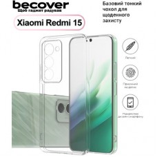 Чехол для мобильного телефона BeCover Silicone Xiaomi Redmi 15 Transparent (713783) - Фото