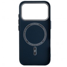 Чохол для мобільного телефона Armorstandart LikeCarbon2 MagCase Apple iPhone 17 Pro Kevlar Dark Blue (ARM88554) Чохол для мобільного телефона Armorstandart LikeCarbon2 MagCase Apple iPhone 17 Pro Kevlar Dark Blue (ARM88554) - Фото