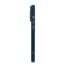 Чохол для мобільного телефона Armorstandart LikeCarbon2 MagCase Apple iPhone 17 Pro Kevlar Dark Blue (ARM88554) Чохол для мобільного телефона Armorstandart LikeCarbon2 MagCase Apple iPhone 17 Pro Kevlar Dark Blue (ARM88554) - Фото