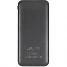 Батарея універсальна RivaCase 10000 mA, 10 W, black (VA2031) - Фото