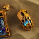 Мышка GravaStar Mercury X Pro 8K RGB Wireless/Bluetooth/USB Battle-Worn Yellow (GS_X_PRO_YLW)