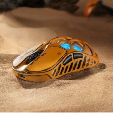 Мышка GravaStar Mercury X Pro 8K RGB Wireless/Bluetooth/USB Battle-Worn Yellow (GS_X_PRO_YLW) - Фото