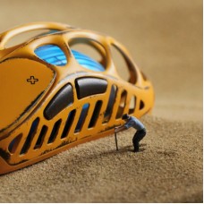 Мышка GravaStar Mercury X Pro 8K RGB Wireless/Bluetooth/USB Battle-Worn Yellow (GS_X_PRO_YLW) - Фото
