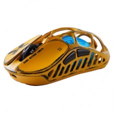 Мышка GravaStar Mercury X Pro 8K RGB Wireless/Bluetooth/USB Battle-Worn Yellow (GS_X_PRO_YLW) - Фото