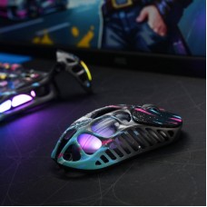 Мышка GravaStar Mercury X Pro 8K RGB Wireless/Bluetooth/USB Neon Graffiti (GS_X_PRO_CG_BLK) - Фото