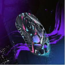 Мышка GravaStar Mercury X Pro 8K RGB Wireless/Bluetooth/USB Neon Graffiti (GS_X_PRO_CG_BLK) - Фото