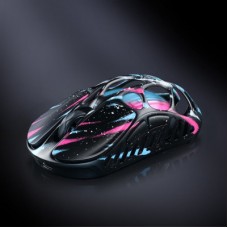 Мышка GravaStar Mercury X Pro 8K RGB Wireless/Bluetooth/USB Neon Graffiti (GS_X_PRO_CG_BLK) - Фото