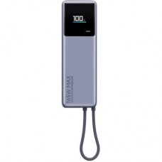 Батарея універсальна Xiaomi 10000 mAh 165W Integrated Cable grey (BHR9361GL)