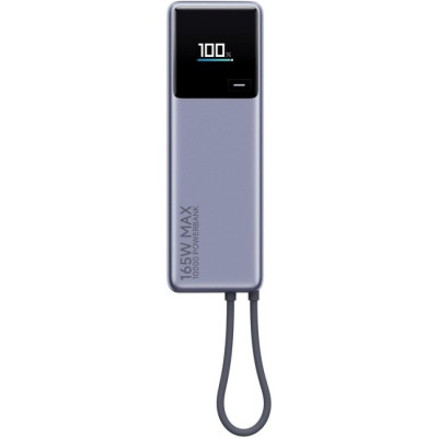 Батарея універсальна Xiaomi 10000 mAh 165W Integrated Cable grey (BHR9361GL)