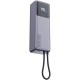 Батарея універсальна Xiaomi 10000 mAh 165W Integrated Cable grey (BHR9361GL)