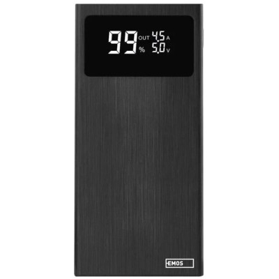 Батарея універсальна EMOS 20000 mAh BETAQ 20, 22.5W, black (B0532B)