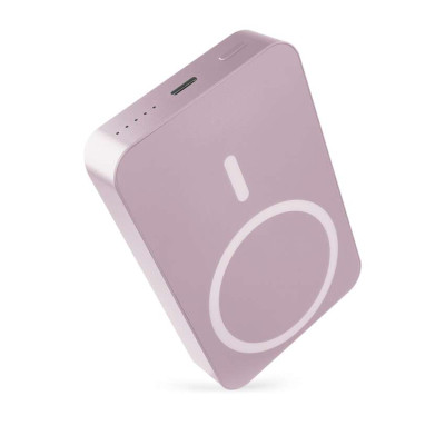 Батарея універсальна EMOS 10000 mAh WI1046, 20W, Wireless, salmon (B0551S)