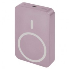 Батарея універсальна EMOS 10000 mAh WI1046, 20W, Wireless, salmon (B0551S) - Фото