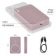 Батарея універсальна EMOS 10000 mAh WI1046, 20W, Wireless, salmon (B0551S)