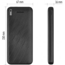 Батарея універсальна EMOS 10000 mAh AlphaQ3, 22.5W, black (B0571B) - Фото