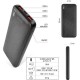 Батарея універсальна EMOS 10000 mAh AlphaQ3, 22.5W, black (B0571B)