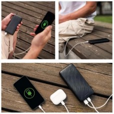 Батарея універсальна EMOS 10000 mAh AlphaQ3, 22.5W, black (B0571B) - Фото