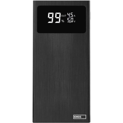 Батарея універсальна EMOS 10000 mAh BETAQ 10, 22.5W, black (B0531B)