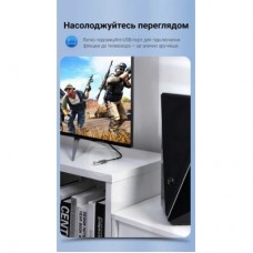 Дата кабель USB 3.0 AM/AF 3.0m black Vention (CBHBI) - Фото
