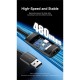 Дата кабель USB 2.0 AM/AF 10.0m Active black Vention (CBKBL)