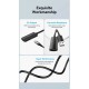 Дата кабель USB 2.0 AM/AF 10.0m Active black Vention (CBKBL)