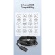 Дата кабель USB 2.0 AM/AF 10.0m Active black Vention (CBKBL)