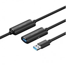 Дата кабель USB 3.0 AM/AF 5.0m Active black Vention (CBMBJ) - Фото