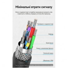 Дата кабель USB 3.0 AM/AF 5.0m Active black Vention (CBMBJ) - Фото