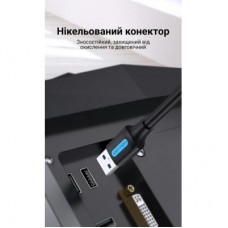 Дата кабель USB 3.0 AM/AM 3.0m black Vention (CONBI) - Фото