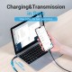 Дата кабель USB-C to Micro 5P 1.0m 2 A black Vention (COVBF)