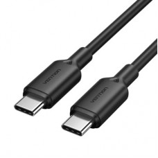 Дата кабель USB-C to USB-C 1.0m 3A black Vention (TRCBF) - Фото