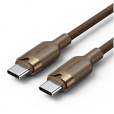 Дата кабель USB-C to USB-C 1.0m 3A aluminum gold Vention (TRDJF) - Фото
