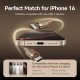 Дата кабель USB-C to USB-C 1.0m 3A aluminum gold Vention (TRDJF)